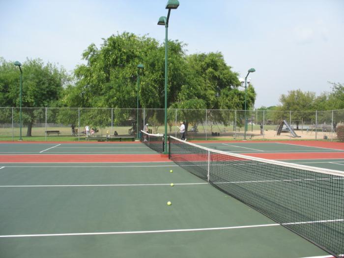 Western Oaks Tennis Court on Woodcreek