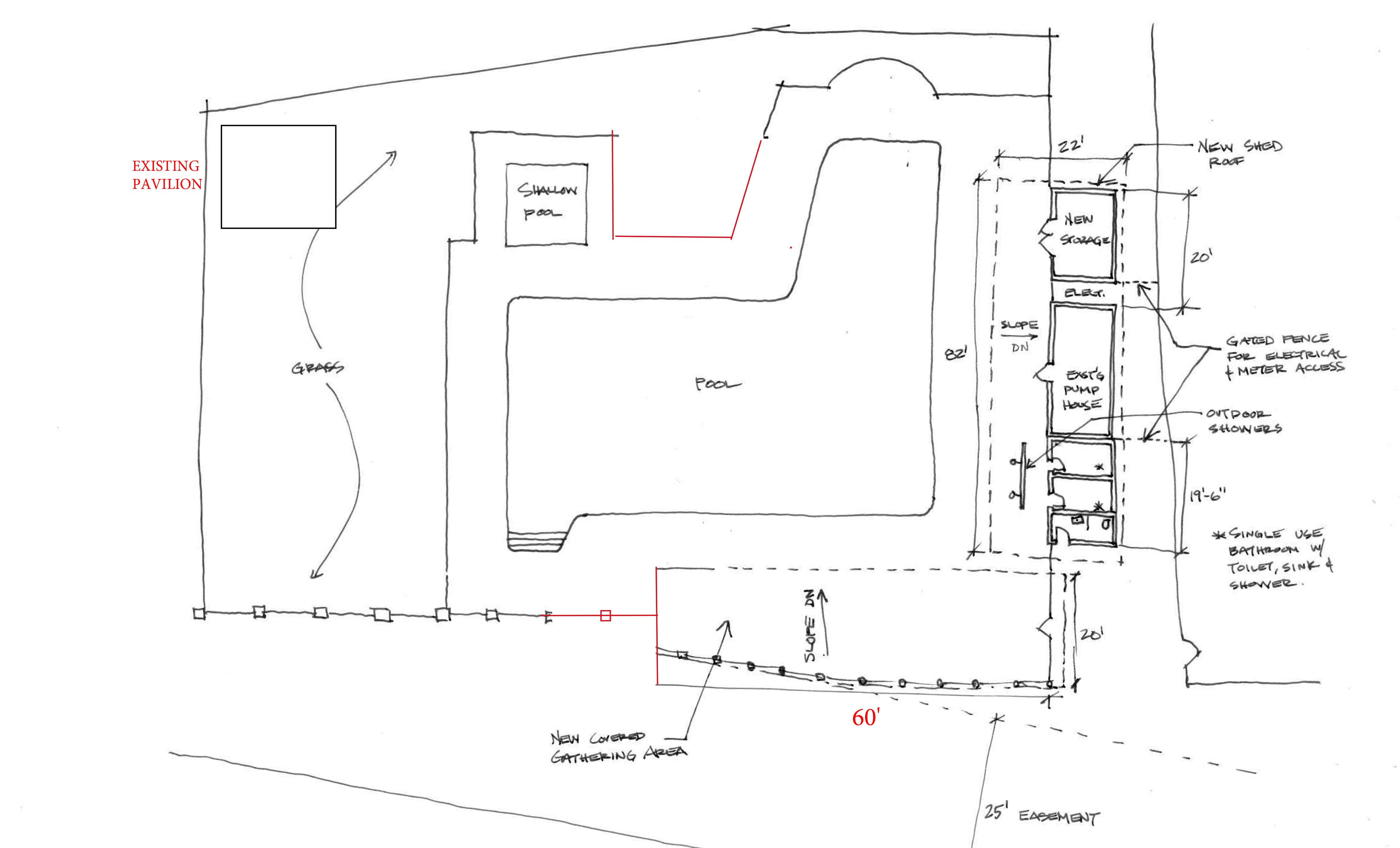 Pool area design